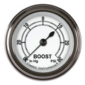 Classic Instruments Classic White 2-1/8" Boost/Vac Gauge - CW141SLF