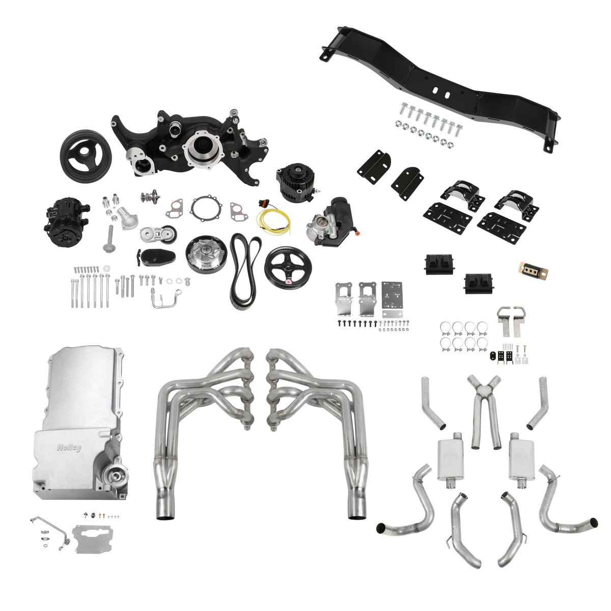 Holley GM 70-74 F-Body Level 5 LS Swap Essentials - Automatic and Manual - SE5-GM2FE-LSX-AM