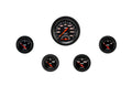 Classic Instruments Velocity Black Five Gauge Set - VS365BBLF