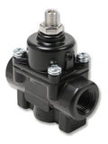 Earl’s Adjustable Fuel Pressure Regulator - Carbureted - Black - 1-4 PSI - 12850ERL