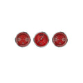 Classic Instruments V8 Red Steelie Three Gauge Set - V8RS34SHC