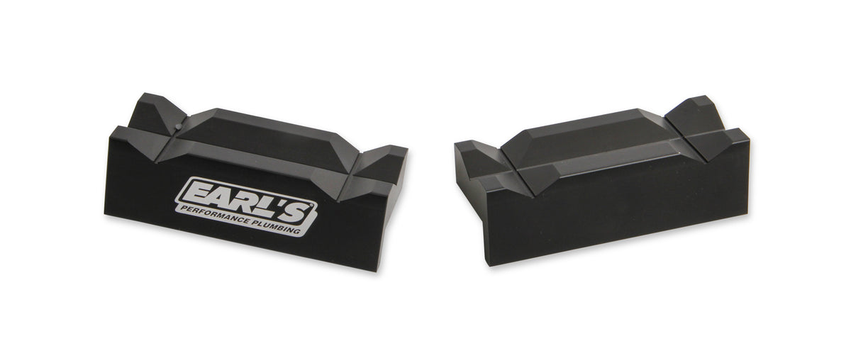 Earl’s 4" Black Aluminum Vice Jaws - 1004ERL