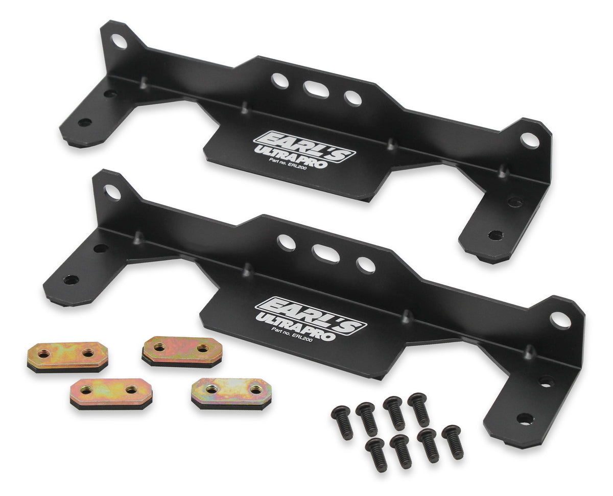 Earl’s Oil Cooler Mounting Brackets for UltraPro Narrow Coolers - 200ERL