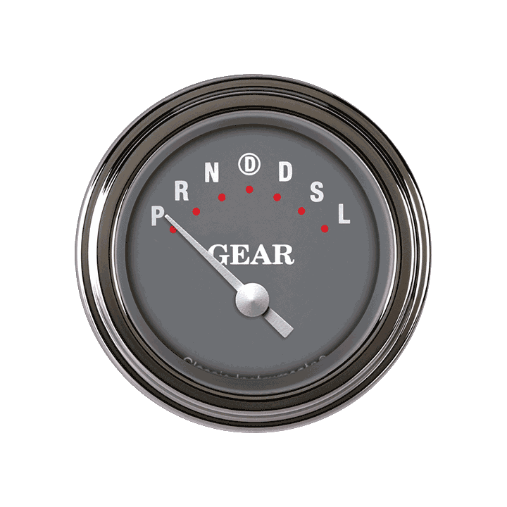 Classic Instruments SG Series 2-1/8" Gear Indicator, Overdrive - SG06SLF