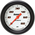 Classic Instruments Velocity White 2-5/8" Boost Gauge (60 PSI) - VS343WBPF