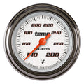 Classic Instruments Velocity White ST 2" & Water Temperature Full Sweep 1/2" Gauge - VS126WSLF-08