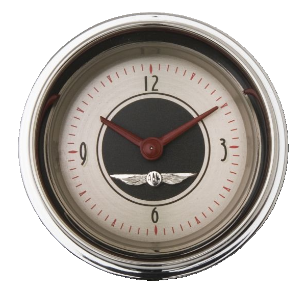 Classic Instruments American Nickel 2-1/8" Clock W/Reset - AN90SLF