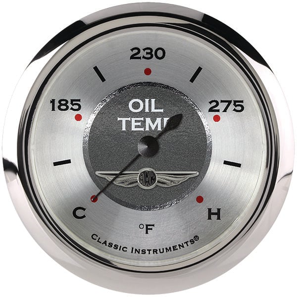 Classic Instruments All American 2-5/8" Oil Temperature Gauge - AW328SRC
