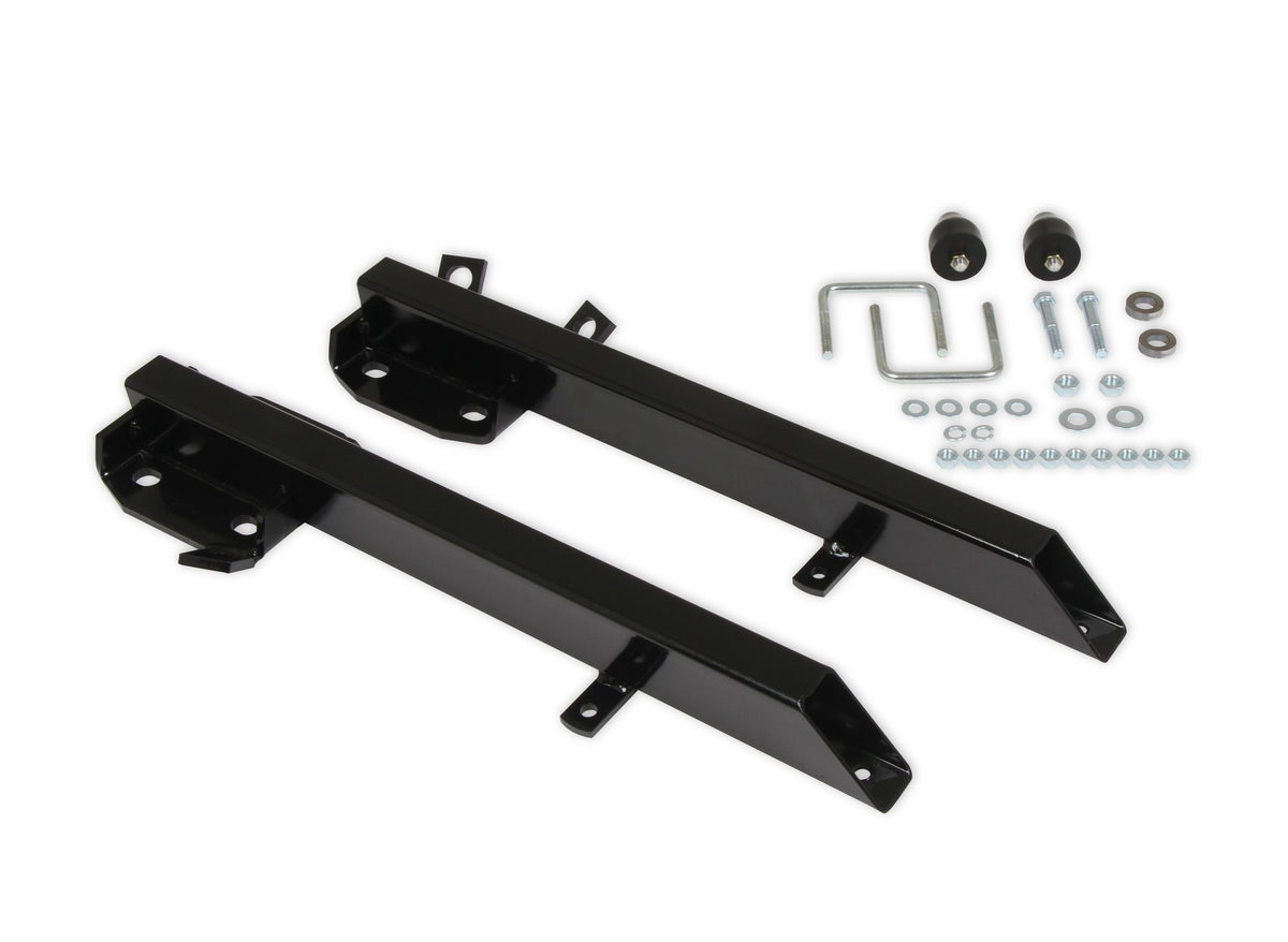 Lakewood Traction Bars - 1964-1973 Ford - 3 in Diameter - Steel - Black - Pair - 21602
