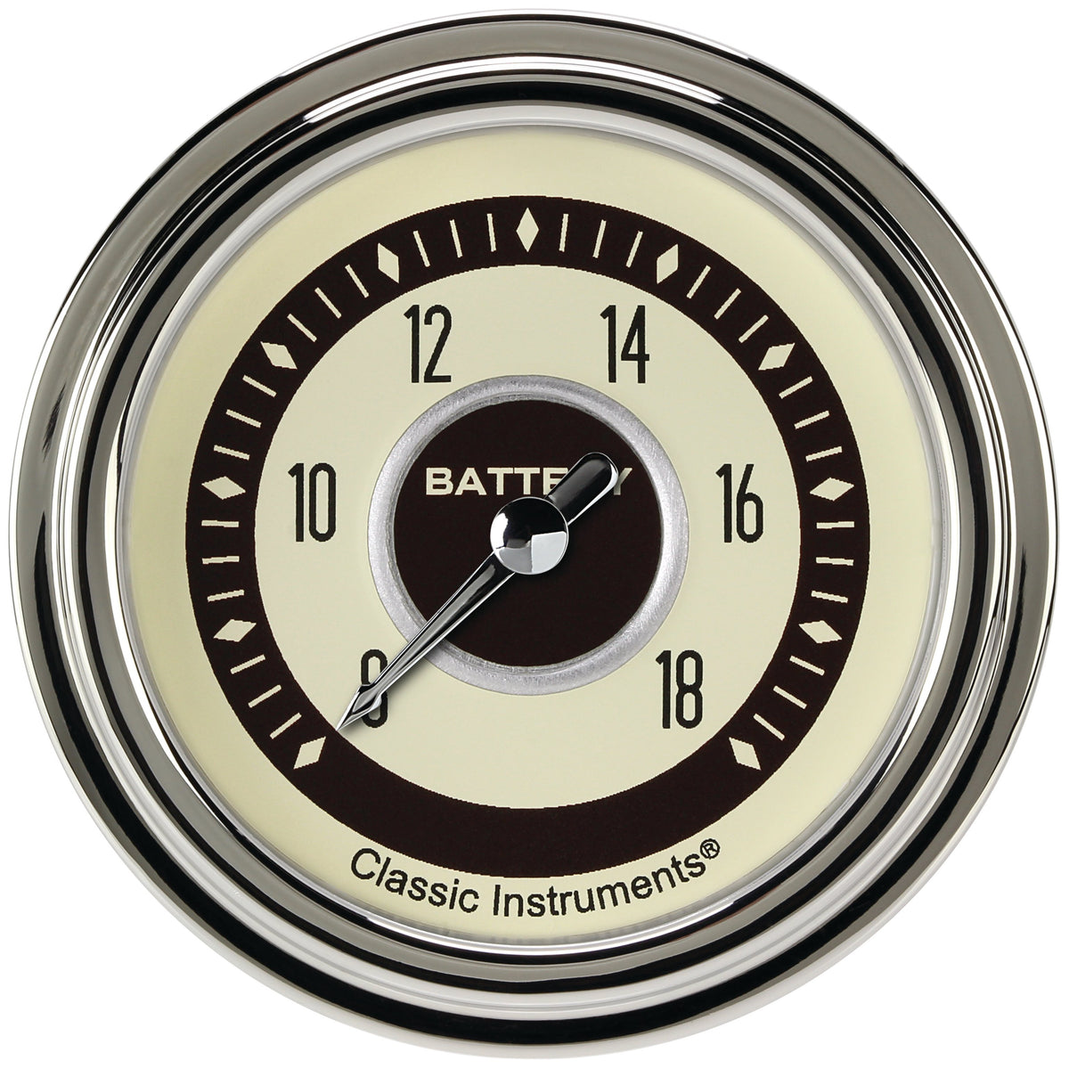 Classic Instruments Nostalgia VT 2-5/8" Volt Gauge - NT330SLC