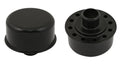 Mr. Gasket Push-On Breather - Flat Black - 9810BP