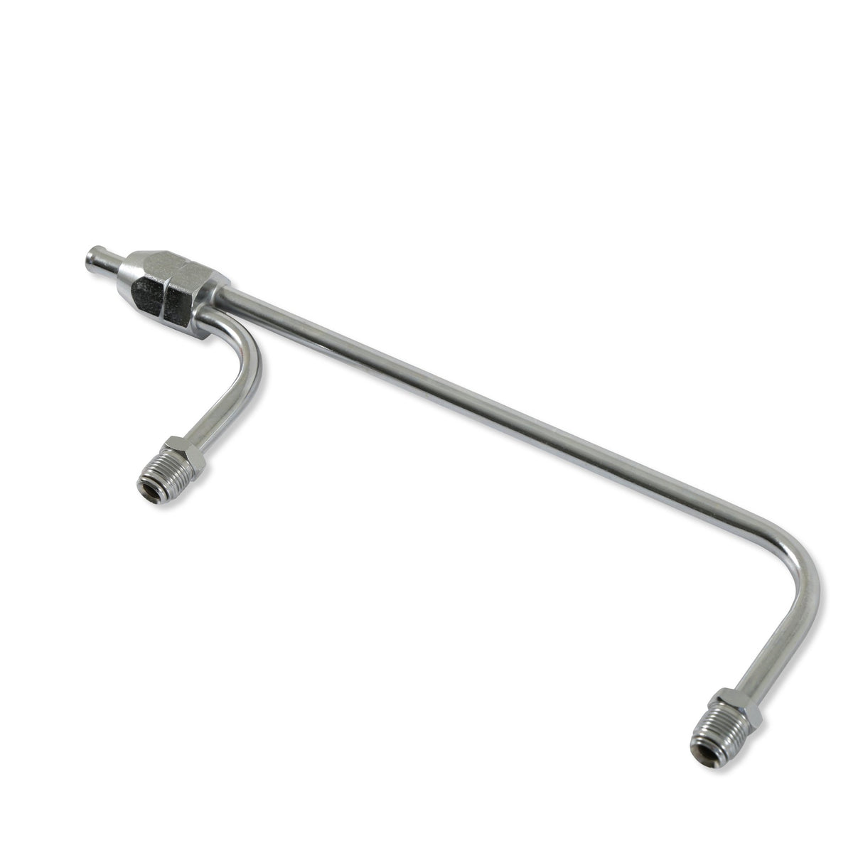 Mr. Gasket Fuel Line - 3/8 Inch Dual Inlet - Chrome - 1551