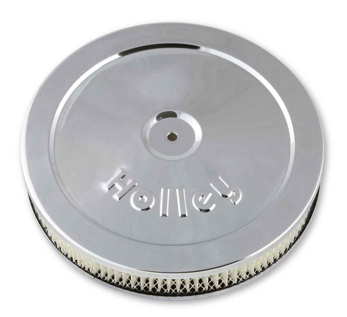 Holley 10" Chrome Round Air Cleaner - 120-145