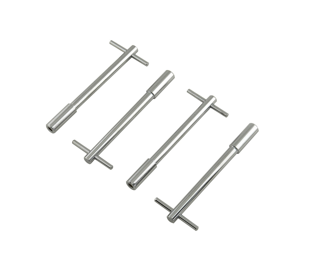 Mr. Gasket Valve Cover T Wing Bolts - 1/4-20 x 5 Inch - Chrome Plated - 9820