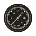 Classic Instruments Autocross Gray 2-5/8" Boost Gauge (30 PSI) - AX342GBLF