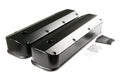 Mr. Gasket Fabricated Aluminum Valve Covers - Black Finish - 6880BG