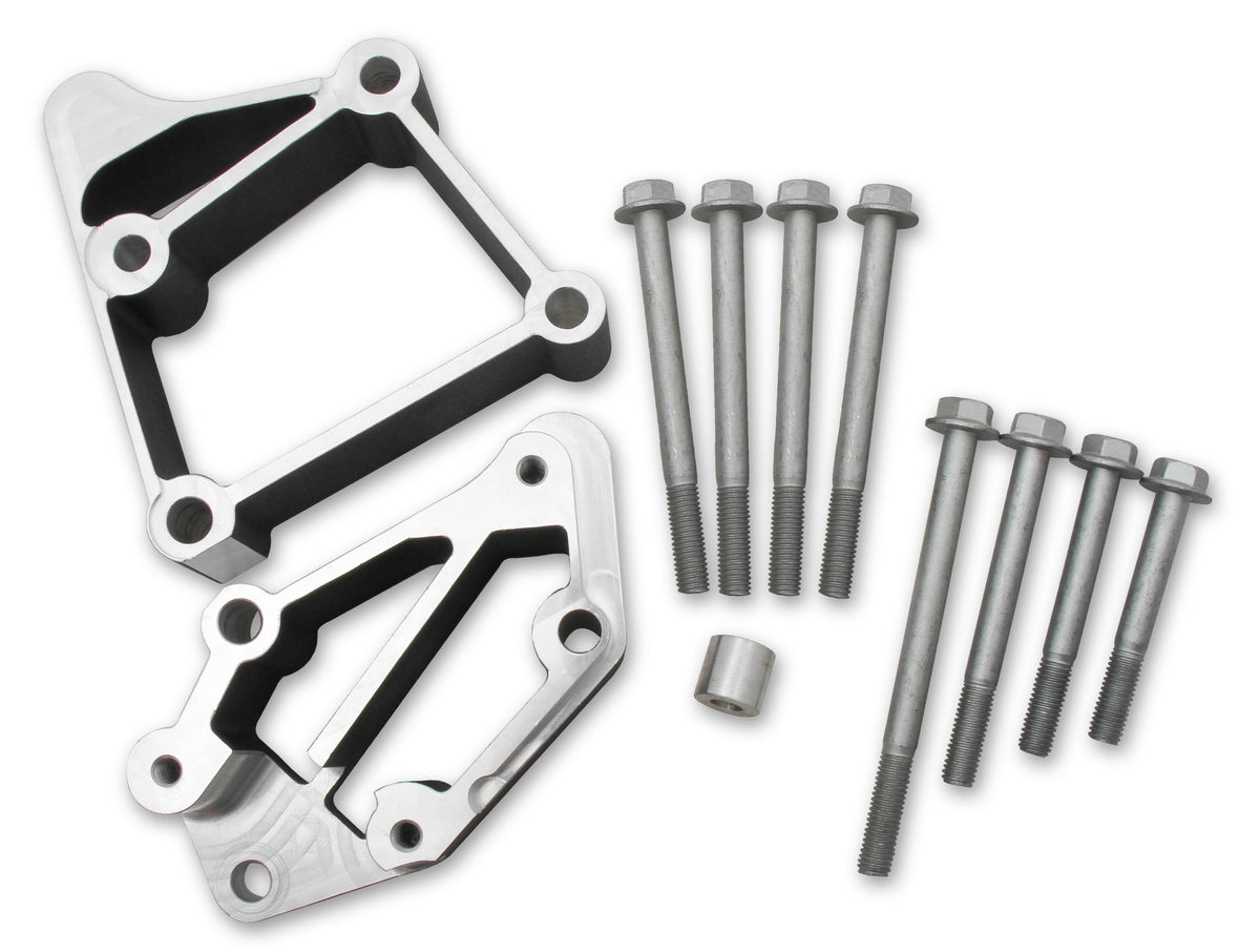 Holley LS Accessory Drive Bracket - Installation Kit for Middle Alignment - 21-2BK