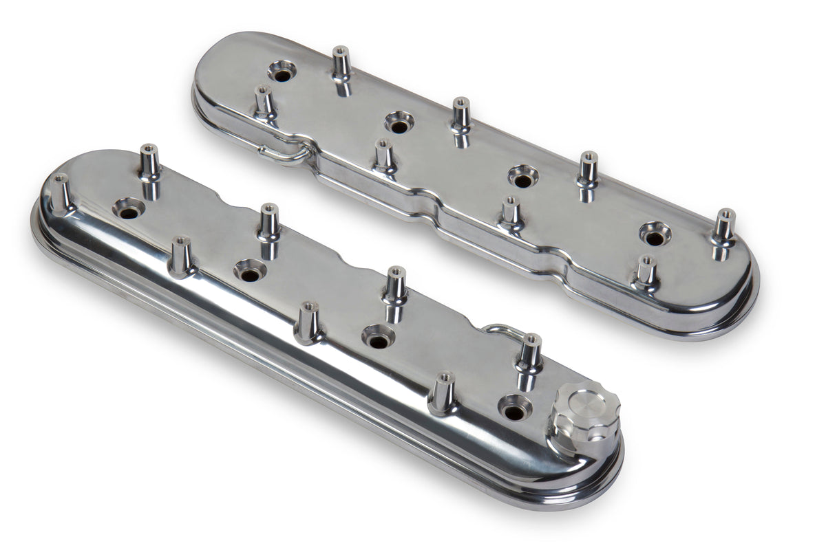 Holley LS Valve Covers - Polished - 241-90
