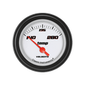 Classic Instruments Velocity White 2-1/8" Water Temperature Gauge - VS26WBLF