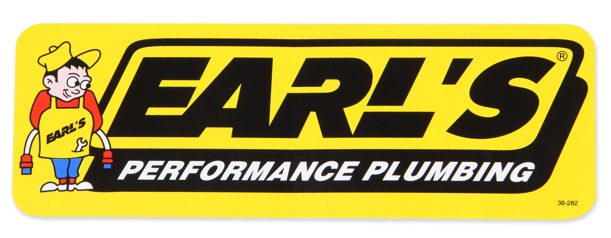 Earl’s Plumbing Decal - 36-282