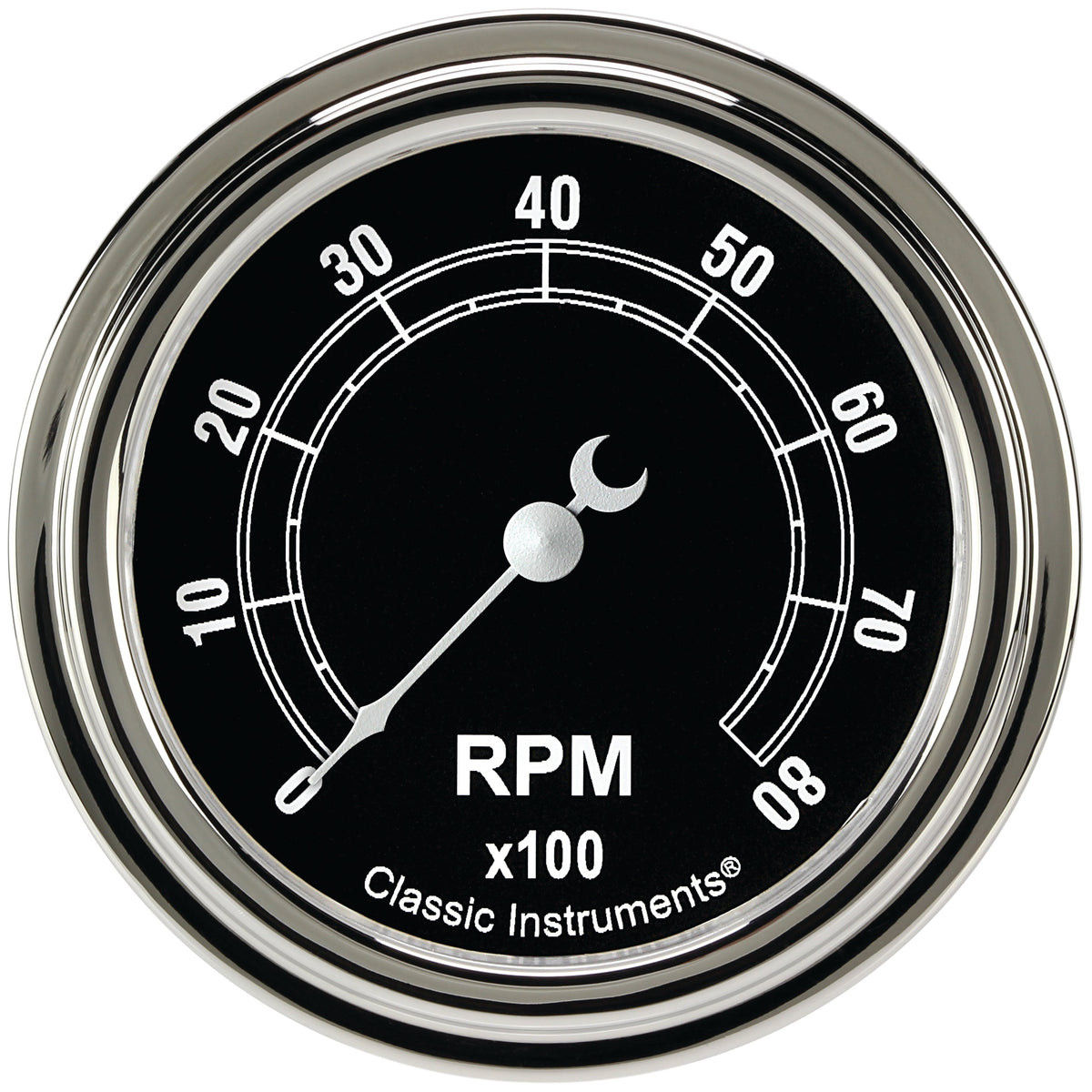 Classic Instruments Traditional 2-5/8" Tachometer Gauge - TR383SLF