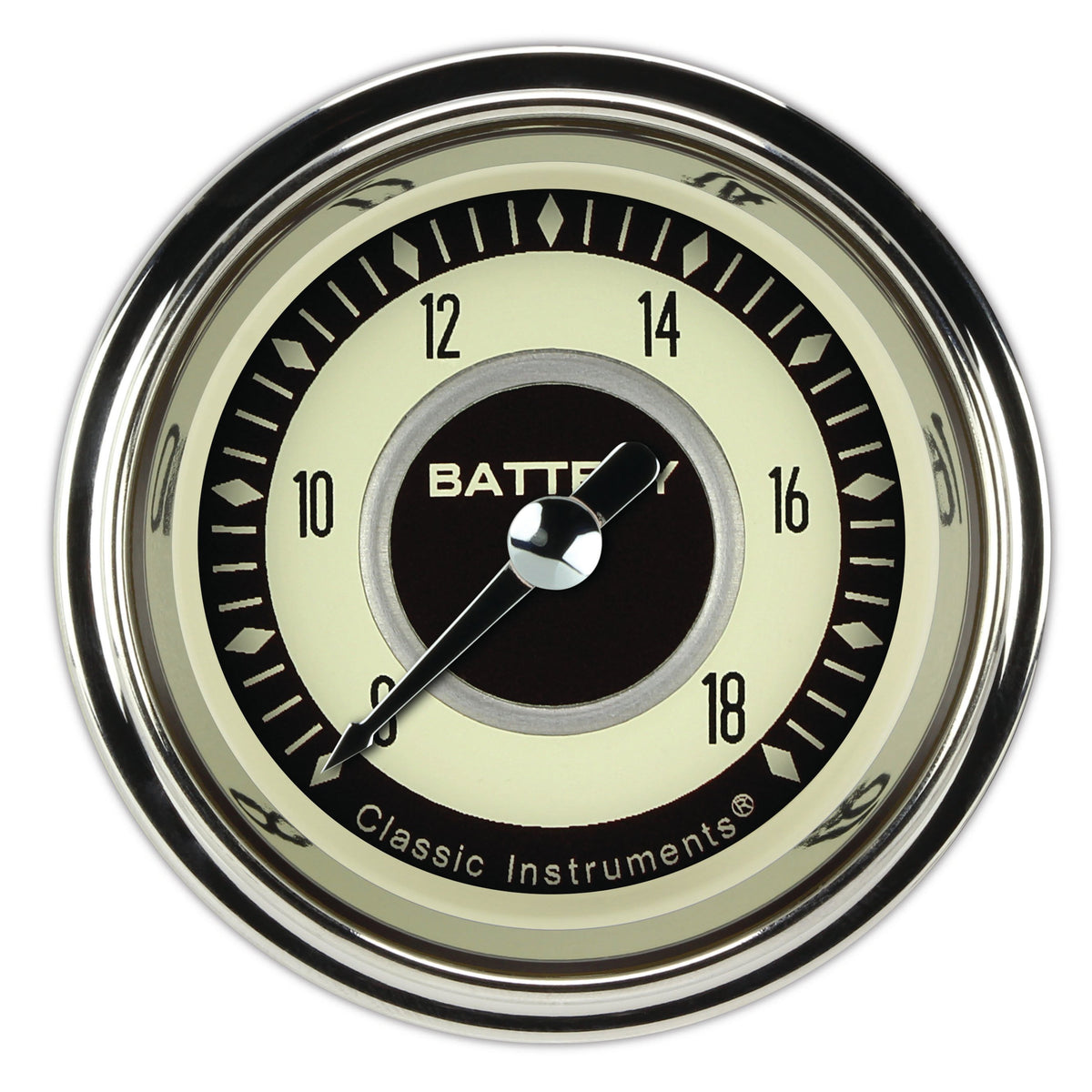 Classic Instruments Nostalgia VT 2-1/8" Volt Gauge - NT130SHC