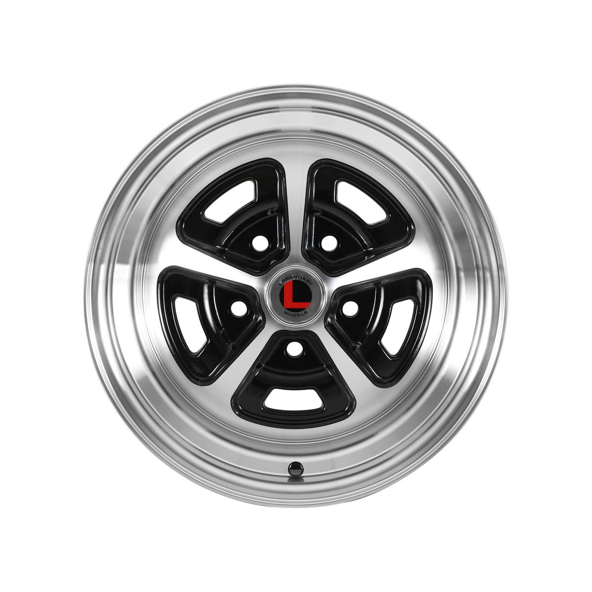 Legendary Wheel Magnum 500 - 15x7 - 5x4.75 - 4.25 BS - Gloss Black/Machined - LW50-50757A