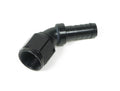 Earl’s Auto-Crimp Hose End - 45 Degree - Size -8 - Black - AT704608ERL