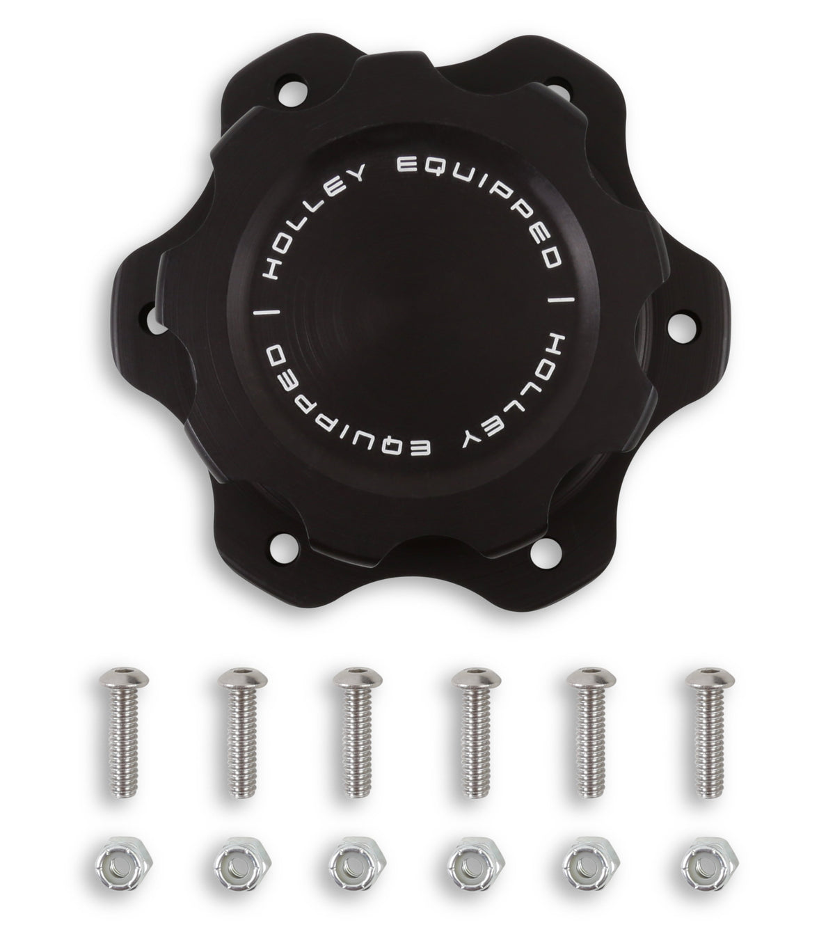 Holley Equipped Billet Fuel Cell Cap - 241-226