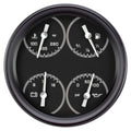 Classic Instruments Autocross Gray 5" Quad Gauge (0-30 Ohm) - AX31GBPF
