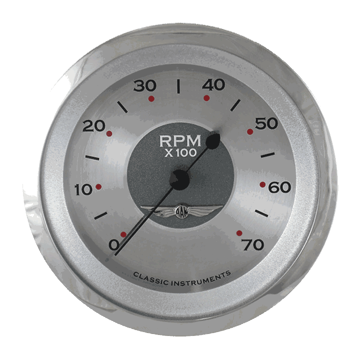 Classic Instruments All American 3-3/8" Tachometer Gauge - AW70SRC