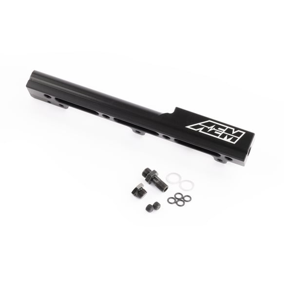 AEM High Volume Fuel Rail - Honda B16A2/B16A3 - Black - 25-103BK