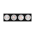 Classic Instruments Velocity White Four Gauge Set - VS05WBLF