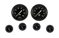 Classic Instruments Hot Rod 5" Speedo/Tach With 2-1/8" Fuel/Oil/Temp/Volt GM - HR51BLF