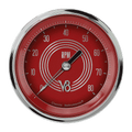 Classic Instruments V8 Red Steelie 3" Tachometer Gauge (8000 RPM) - V8RS80SLF