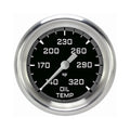 Classic Instruments Autocross Gray 2-5/8" Oil Temperature Gauge - AX328GAPF