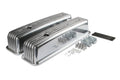 Mr. Gasket Cast Aluminum Ball Milled Center Bolt Valve Covers - Polished - 6856G