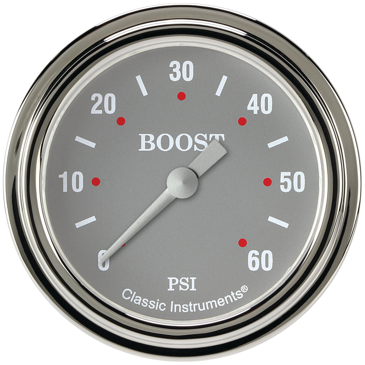 Classic Instruments SG Series 2-5/8" Boost Electric Gauge (60 PSI) - SG343SLF