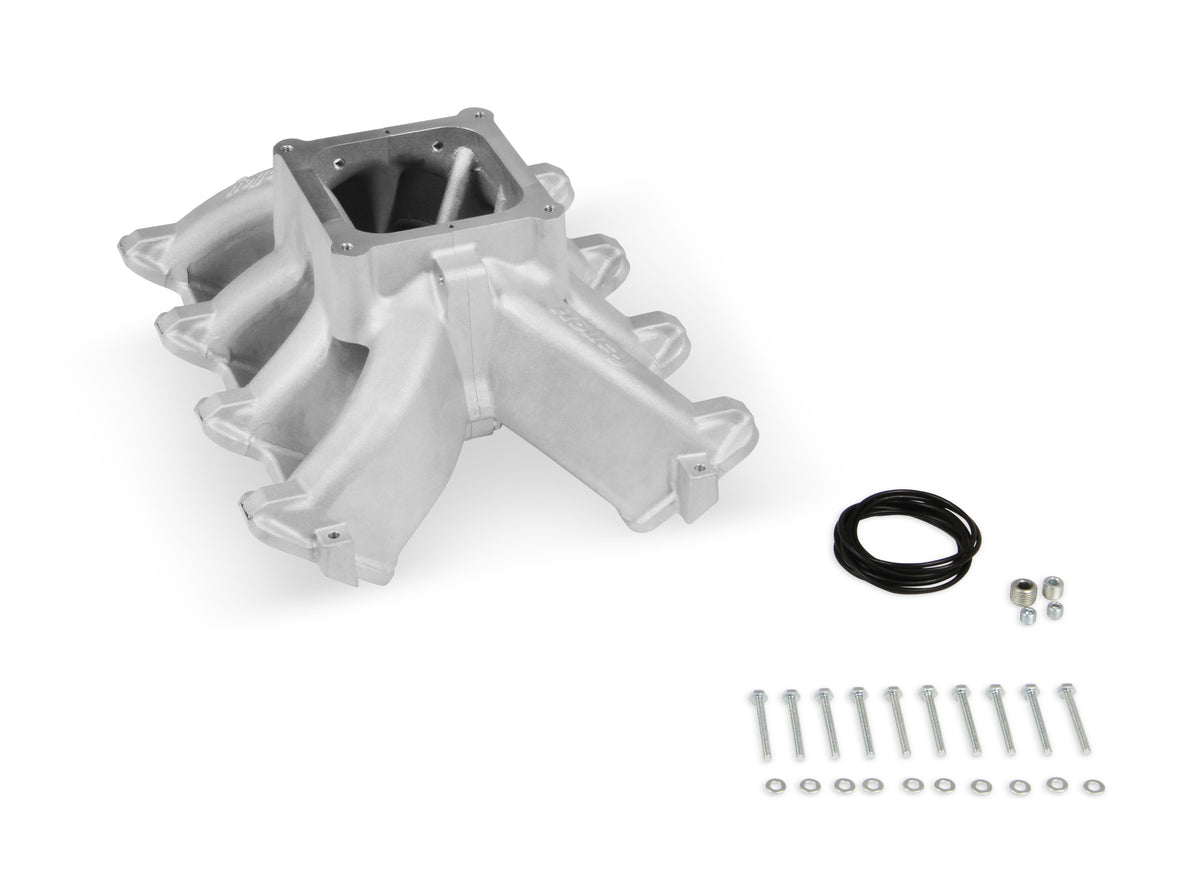 Holley Single Plane 4500 Carbureted Split-Design Race Intake Manifold - GM LS1/LS2/LS6 - 300-295