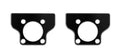 Earl’s Mounting Brackets for UltraPro Ball Valve - Fits -6 & -8 AN Valves - 230496ERL