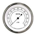 Classic Instruments Classic White 3-3/8" Tachometer Gauge - CW60SLF