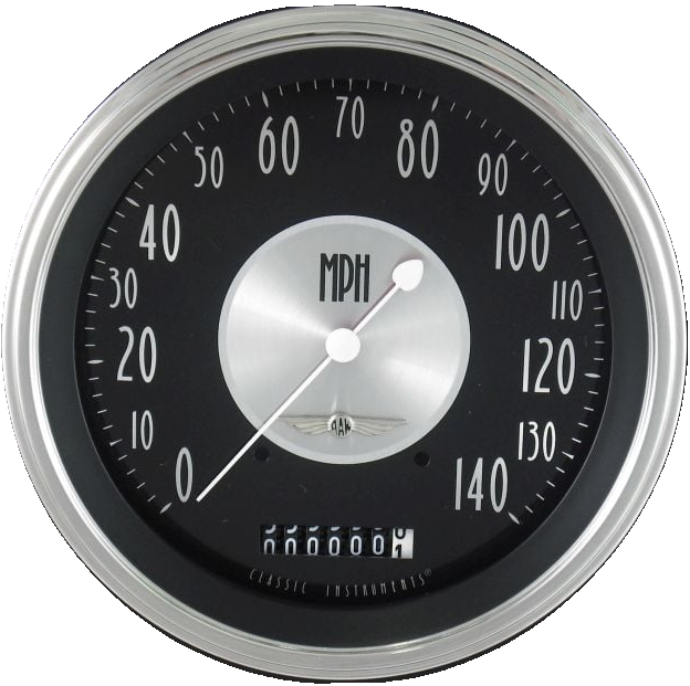 Classic Instruments All American Tradition 4-5/8" Speedometer Gauge - AT56SLC