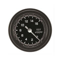 Classic Instruments Autocross Gray 2-1/8" Exhaust Gas Tempature Gauge - AX198GBLF