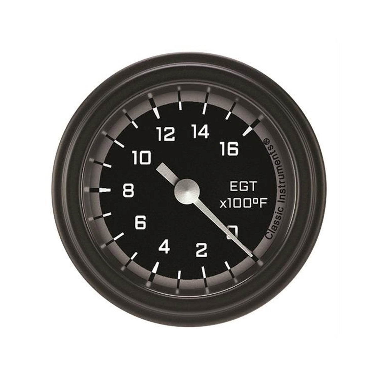 Classic Instruments Autocross Gray 2-1/8" Exhaust Gas Tempature Gauge - AX198GBLF