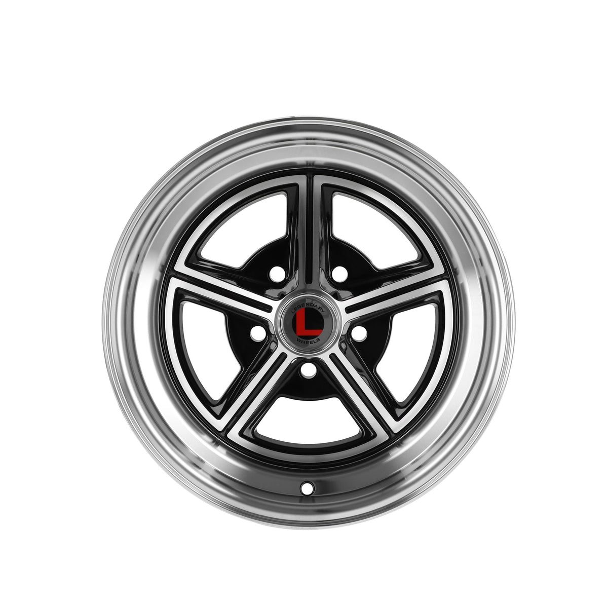 Legendary Wheel Magstar II - 15x7 - 5x4.5 - 4.25 BS - Gloss Black/Machined - LW30-50754A
