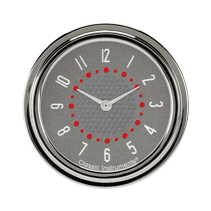 Classic Instruments Bel Era III Matching Gray 2-5/8" Clock - BET92G