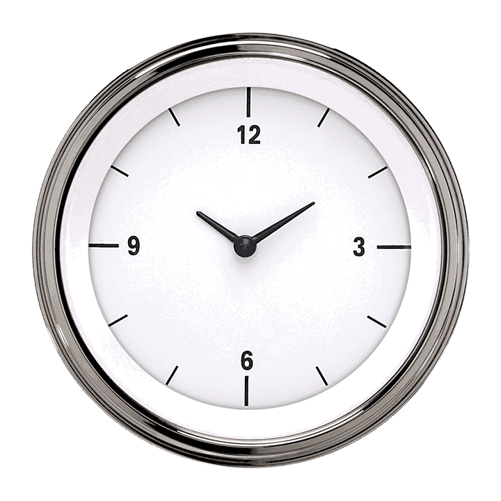 Classic Instruments White Hot 3-3/8" Clock - WH93SLF