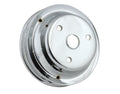 Mr. Gasket Crankshaft Pulley - Chrome - Double Groove - 4977