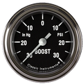 Classic Instruments Hot Rod 2-1/8" Boost/Vac Gauge - HR141SLF