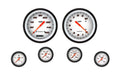 Classic Instruments Velocity White Six Gauge Set - VS151WBLF